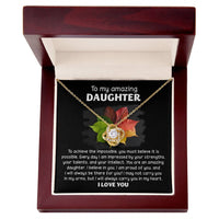 Load image into Gallery viewer, Daughter Love Knot Necklace - It Is Possible
