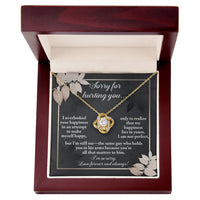 Load image into Gallery viewer, I&#39;m Sorry Love Knot Necklace - Lies In Yours
