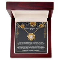 Load image into Gallery viewer, I&#39;m Sorry Love Knot Necklace - End With You
