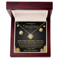 Load image into Gallery viewer, Daughter Love Knot Necklace - The Best Thing
