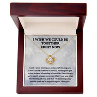 Load image into Gallery viewer, I Miss You - Love Knot Necklace - I Wish
