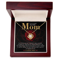 Load image into Gallery viewer, Second Mom Love Knot Necklace - Grateful For You
