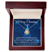 Load image into Gallery viewer, Christmas Love Knot Necklace - Your Heart
