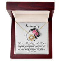 Load image into Gallery viewer, I&#39;m Sorry Love Knot Necklace - Make You Happy
