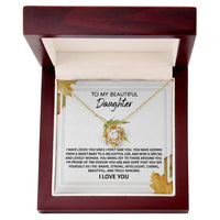 Load image into Gallery viewer, Daughter Love Knot Necklace - See Yourself
