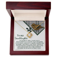 Load image into Gallery viewer, Granddaughter Love Knot Necklace - Big Comeback
