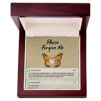 Load image into Gallery viewer, I&#39;m Sorry Love Knot Necklace - In Your Heart
