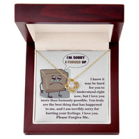 Load image into Gallery viewer, I&#39;m Sorry Love Knot Necklace - The Best Thing
