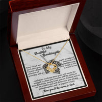 Load image into Gallery viewer, Granddaughter Love Knot Necklace - Deeply Loved
