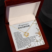 Load image into Gallery viewer, Daughter Love Knot Necklace - Did From Love

