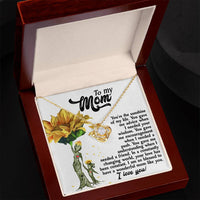 Load image into Gallery viewer, Mom Love Knot Necklace - Sunshine
