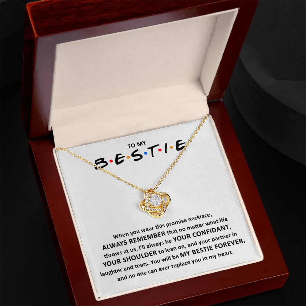 Bestie Love Knot Necklace - Promise
