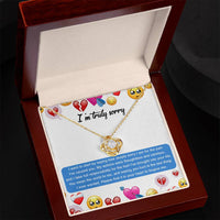 Load image into Gallery viewer, I&#39;m Sorry Love Knot Necklace - How
