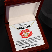 Load image into Gallery viewer, Grandma Love Knot Necklace - Strong Lady
