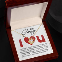 Load image into Gallery viewer, I&#39;m Sorry Love Knot Necklace - Change The Past
