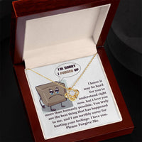 Load image into Gallery viewer, I&#39;m Sorry Love Knot Necklace - The Best Thing
