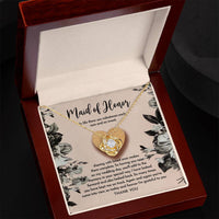 Load image into Gallery viewer, Maid of Honor Love Knot Necklace - My Wedding Day
