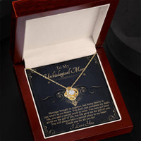 Load image into Gallery viewer, Unbiological Mom Love Knot Necklace - In Our Hearts
