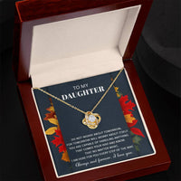 Load image into Gallery viewer, Daughter Love Knot Necklace - Comes Your Way
