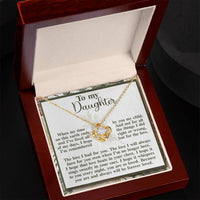 Load image into Gallery viewer, Daughter Love Knot Necklace - In Your Ears
