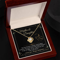 Load image into Gallery viewer, Mother &amp; Daughter Love Knot Necklace - Part Of Me
