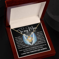 Load image into Gallery viewer, Mom Love Knot Necklace - Wings To Fly
