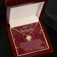 Load image into Gallery viewer, Soulmate Love Knot Necklace - By My Side
