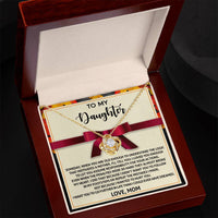 Load image into Gallery viewer, Daughter Love Knot Necklace - Further In Life
