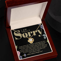 Load image into Gallery viewer, I&#39;m Sorry Love Knot Necklace - Best Of Me
