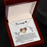 Load image into Gallery viewer, I&#39;m Sorry Love Knot Necklace - Mean The World
