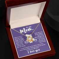 Load image into Gallery viewer, Mom Love Knot Necklace - Ways You&#39;ve Cared
