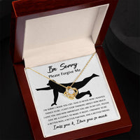 Load image into Gallery viewer, I&#39;m Sorry Love Knot Necklace - Things To Be
