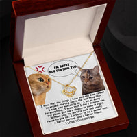 Load image into Gallery viewer, I&#39;m Sorry Love Knot Necklace - Make It Right
