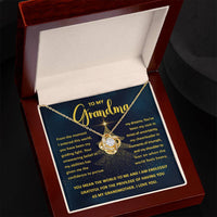 Load image into Gallery viewer, Grandma Love Knot Necklace - My Guiding Light
