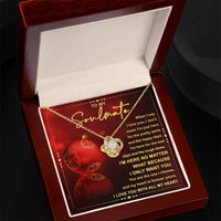 Load image into Gallery viewer, Soulmate Love Knot Necklace - I&#39;m Here
