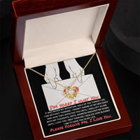 Load image into Gallery viewer, I&#39;m Sorry Love Knot Necklace - Without Thinking
