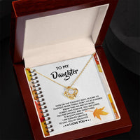 Load image into Gallery viewer, Daughter Love Knot Necklace - In God&#39;s Hands
