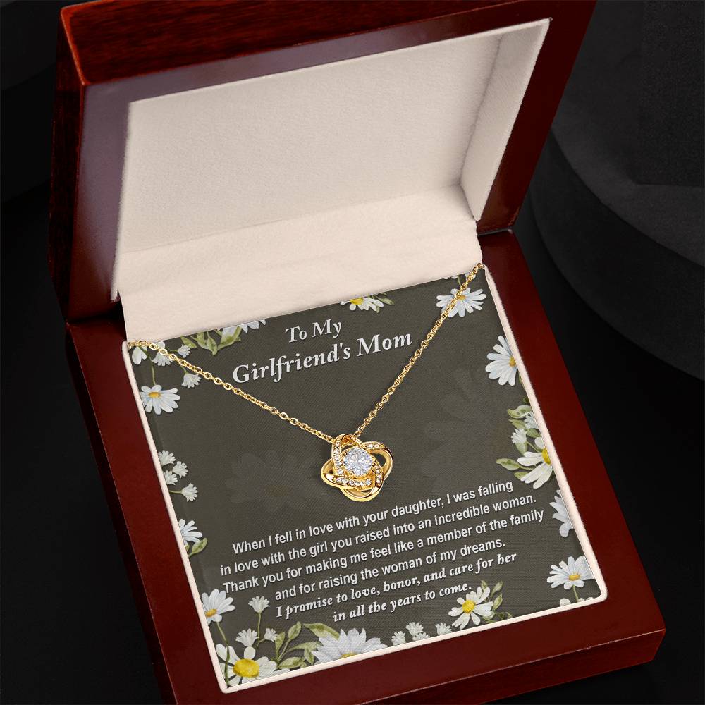 Girlfriend's Mom Love Knot Necklace - Incredible Woman