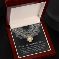 Load image into Gallery viewer, Maid of Honor Love Knot Necklace - Partner in Crime
