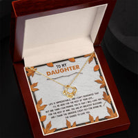 Load image into Gallery viewer, Daughter Love Knot Necklace - My Greatest Blessing
