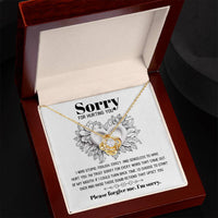 Load image into Gallery viewer, I&#39;m Sorry Love Knot Necklace - Turn Back Time
