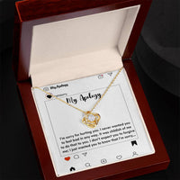 Load image into Gallery viewer, I&#39;m Sorry Love Knot Necklace - My Apology

