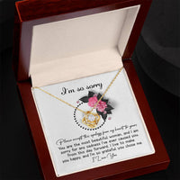 Load image into Gallery viewer, I&#39;m Sorry Love Knot Necklace - Make You Happy
