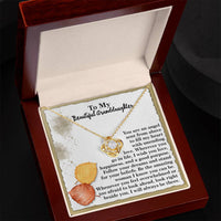 Load image into Gallery viewer, Granddaughter Love Knot Necklace - Angel
