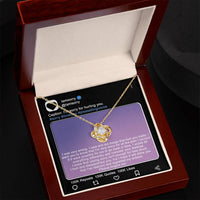 Load image into Gallery viewer, I&#39;m Sorry Love Knot Necklace - Hurt You Badly
