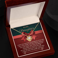 Load image into Gallery viewer, Daughter Love Knot Necklace - Always Will Be
