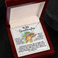 Load image into Gallery viewer, Granddaughter Love Knot Necklace - Never Travel Alone
