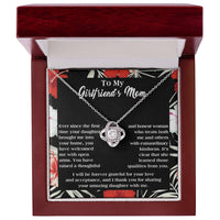 Load image into Gallery viewer, Girlfriend&#39;s Mom Love Knot Necklace - Grateful
