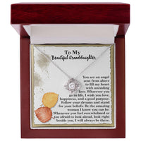 Load image into Gallery viewer, Granddaughter Love Knot Necklace - Angel
