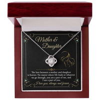 Load image into Gallery viewer, Mother &amp; Daughter Love Knot Necklace - Part Of Me
